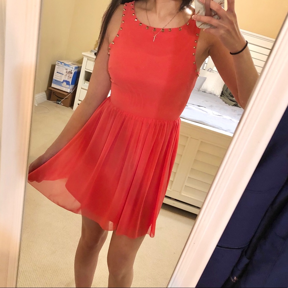 Bebe Coral Dress